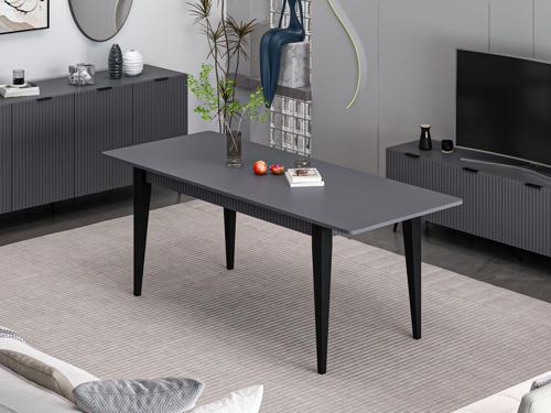 Kale Plus Açılır Yemek Masası Antrasit/Antrasit