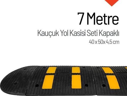 Kauçuk Hız Kesici, Yol Kasisi EKO 4 Bantlı - 7 Metre Set