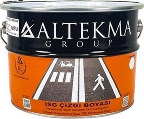 Mini Yol Çizgi Boyası, Şerit Boyası 10 kg Yeşil