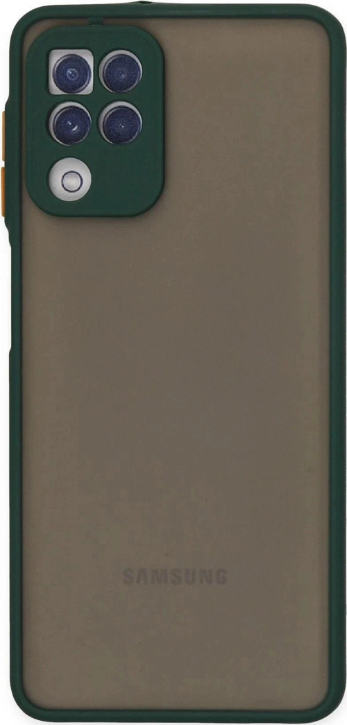 Samsung Galaxy A22 Kılıf Montreal Silikon Kapak - Yeşil-(5796)