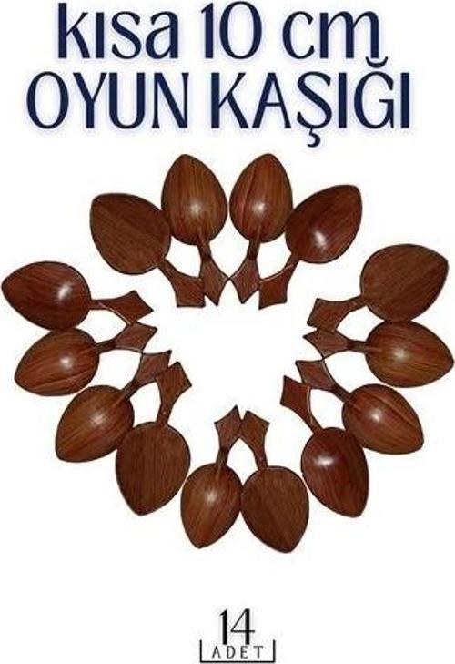 Turk Kısa Oyun Kaşığı 14 ADET