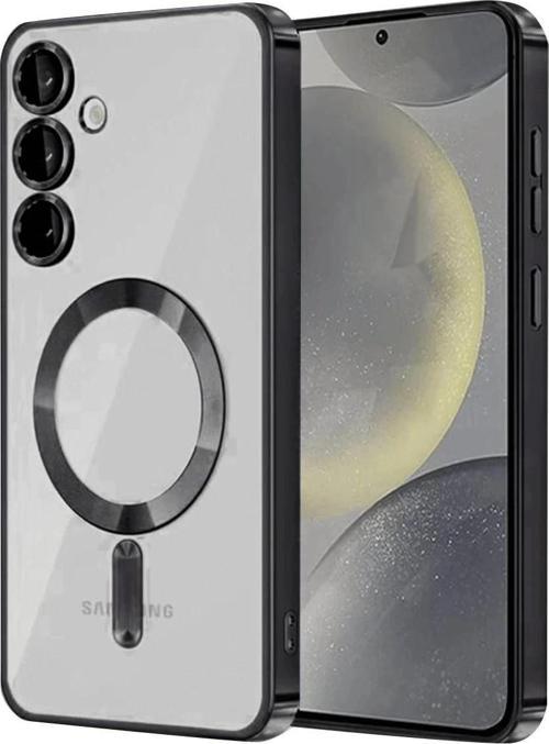 Samsung Galaxy S24 Kılıf Kross Magneticsafe Kapak - Siyah-(5796)