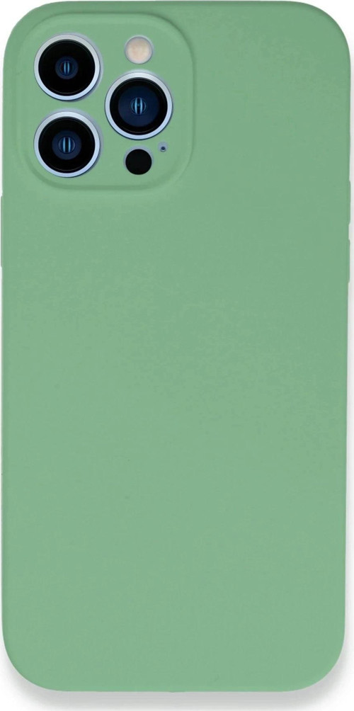 iPhone 13 Pro Max Kılıf Lansman Legant Silikon - Yeşil-(5796)