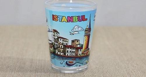 İstanbul Temalı Cam Shot Bardak Alk4358