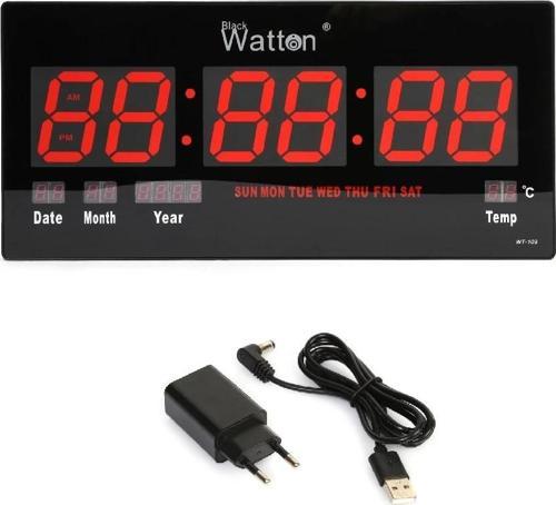 Dijital Duvar Ve Masa Saati Wt-109