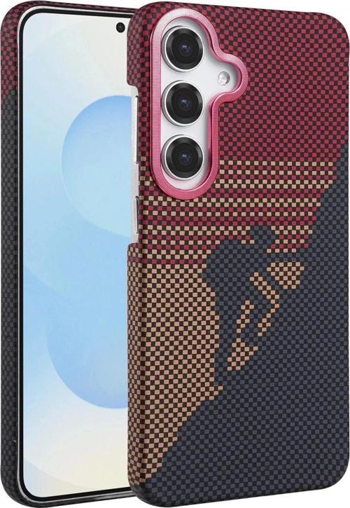 Samsung Galaxy A54 5G Vega Magsafe Kapak - Kırmızı-(5796)