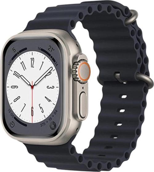 Apple Watch 38mm Ocean Kordon - Lacivert-(5796)