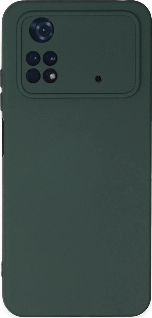 Xiaomi Poco M4 Pro 4G Kılıf Nano içi Kadife Silikon - Koyu Yeşil-(5796)