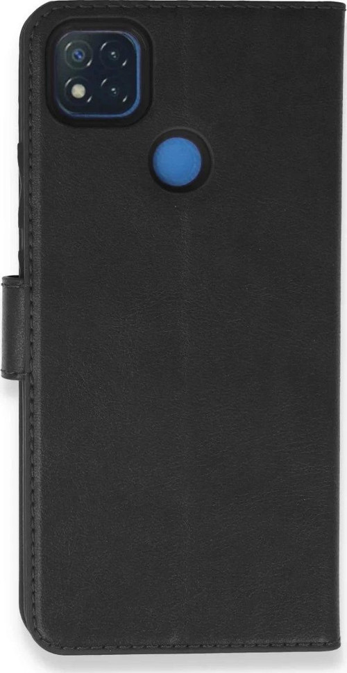 Xiaomi Redmi 9C Kılıf Trend S Plus Kapaklı Kılıf - Siyah-(5796)