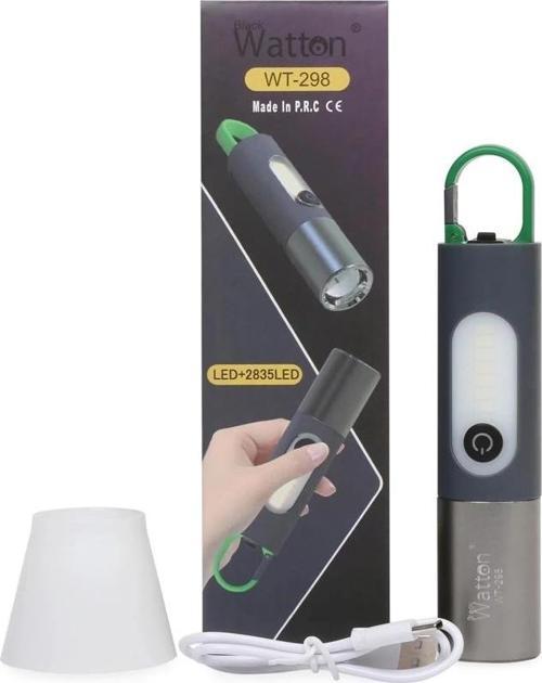 Type-c Girişli 750 Lümen Şarjlı Kamp Lambası  Wt-298