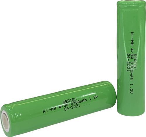 1.2V 3800 Mah - 4/3A - Ni-MH Şarjlı Pil - (Başsız / Flat Head)