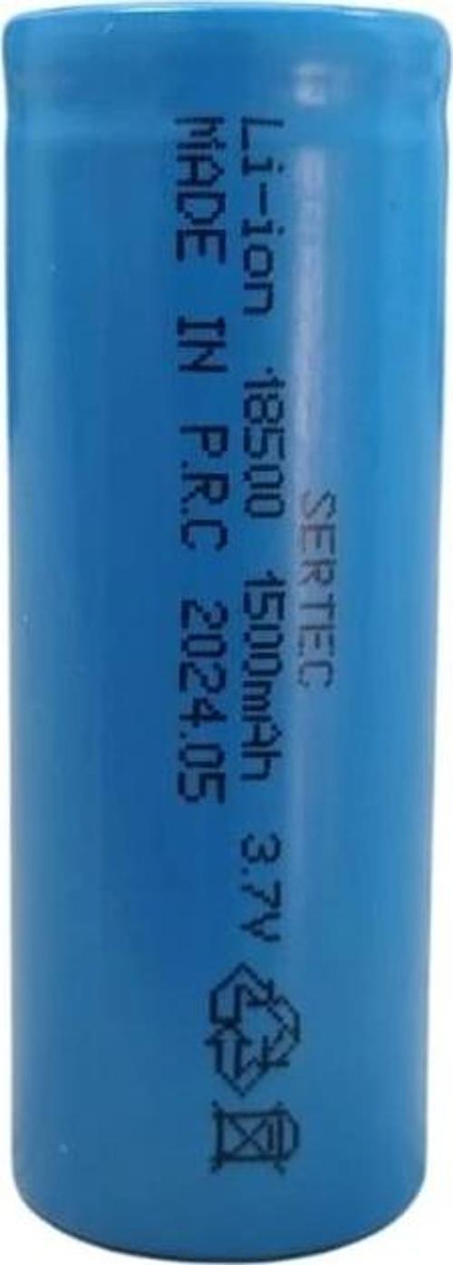 3.7V Li-ion 18500 1500 mAh 10C Şarjlı Pil
