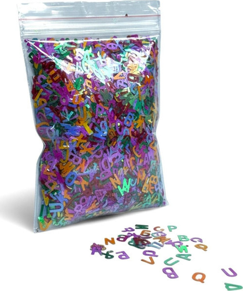 Holografik Renkli Harf Glitter 5 Gr