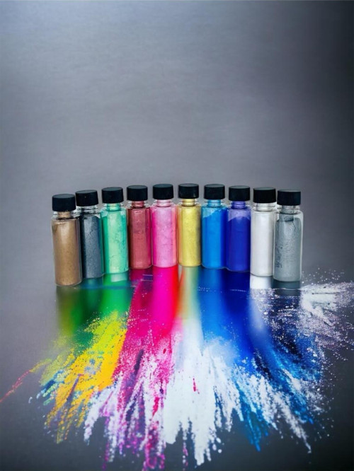 Epoksi Bazlı Sedefli Toz Pigment 10 Renk 15 Ml