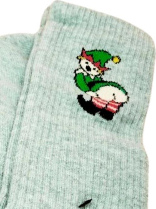 Neşeli Kolaj Çorap Popo Baskılı Esprili Kolej Çorap 2 Çift