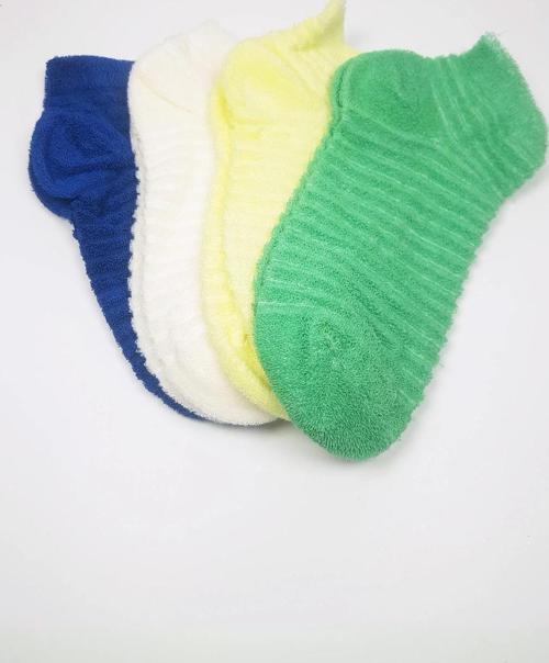 Kadın Havlu Patik Bilek Çorap Ev Çorabı 4 Çift