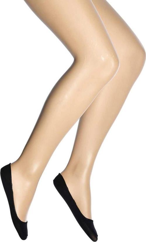 6 Adet Mikro Babet Kadın Çorap Siyah 500