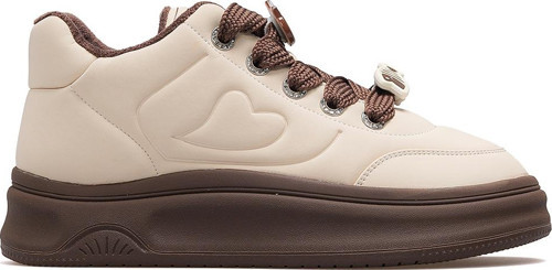 Kadın Emoji Süs Detaylı Sneaker Günlük Ayakkabı 25k 25k421 Z Kahve