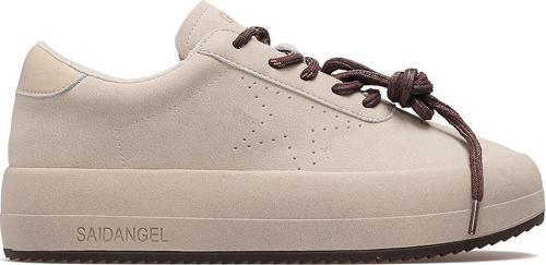 Kadın Deri Sneaker Ayakkabı 25k 25k372 Z Nubuk Bej