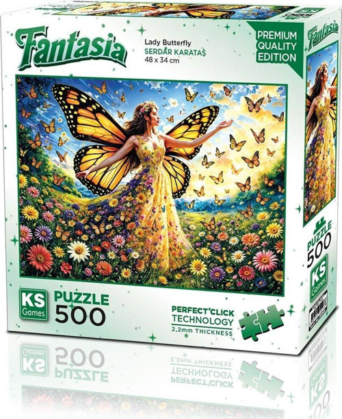 20093 PUZZLE 500 LADY BUTTERFLY