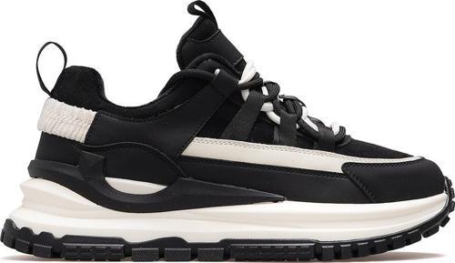 Kadın İçi Polarlı Sneaker Günlük Ayakkabı 25k 25k331 Z Siyah