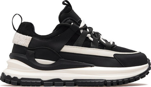 Kadın İçi Polarlı Sneaker Günlük Ayakkabı 25k 25k331 Z Siyah