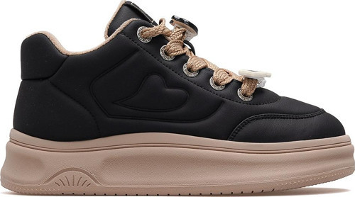 Kadın Emoji Süs Detaylı Sneaker Günlük Ayakkabı 25k 25k421 Z Siyah