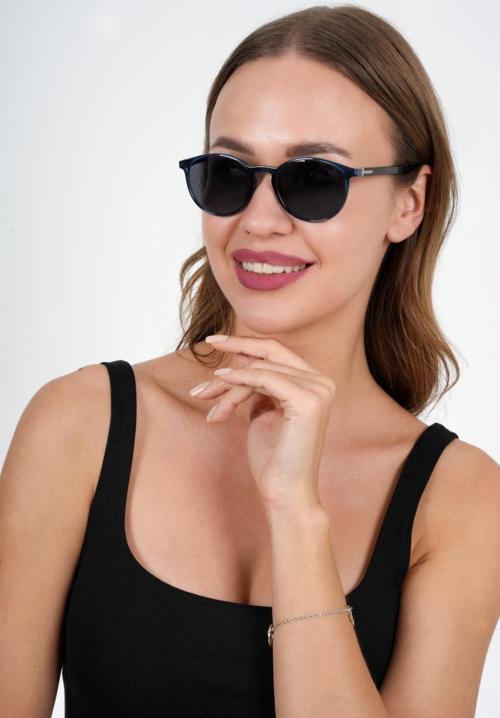 Mavi Yuvarlak Olivier Philippe Güneş Gözlüğü