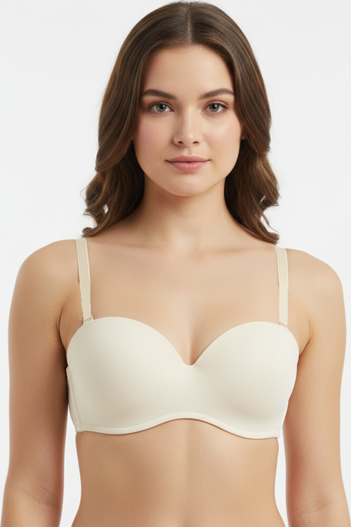 Kadın Straplez Micro Kum Rengi Sütyen BB2000