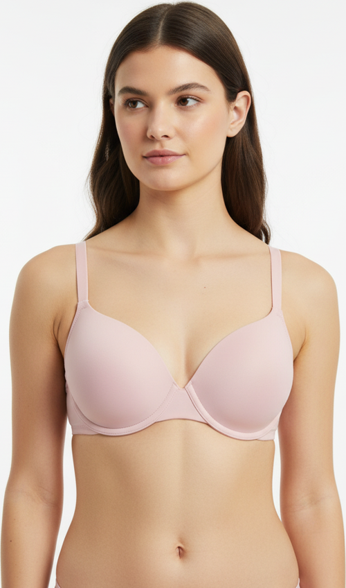 Kadın Mikro Desteksiz Gül Kurusu Rengi Sütyen BB2006