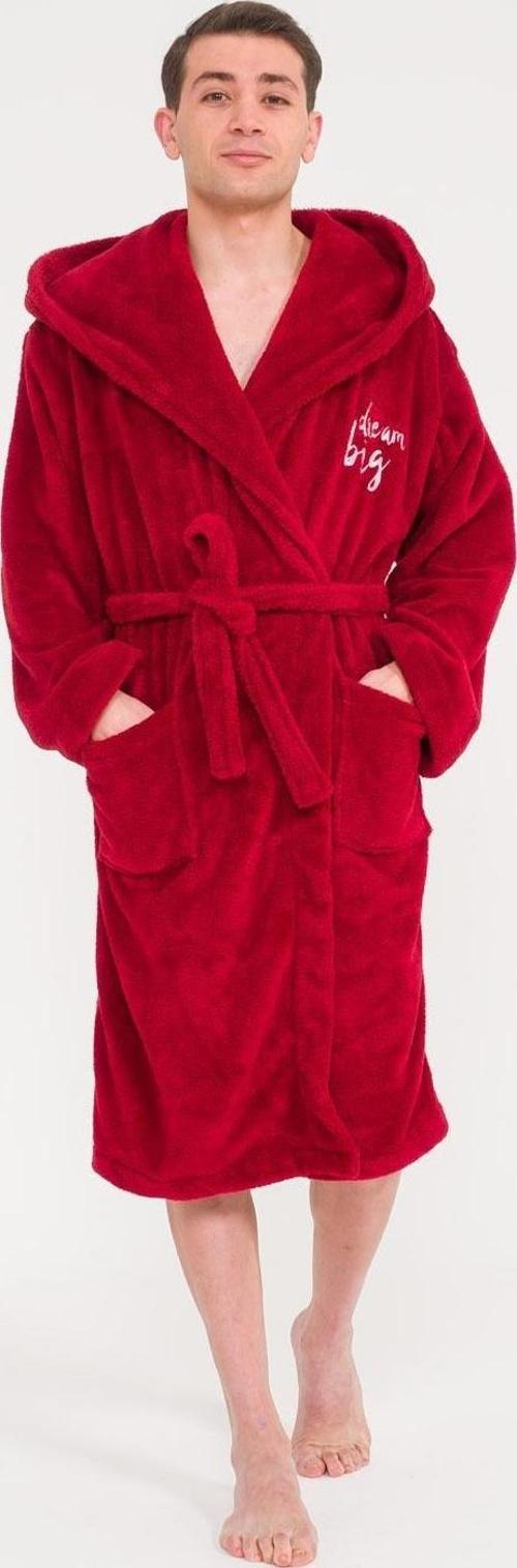 Erkek Uzun Welsoft Kapüşonlu Sabahlık