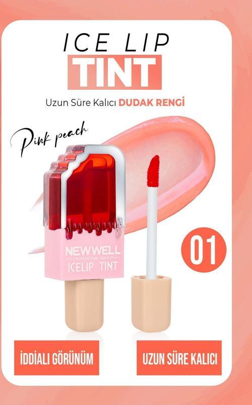 Ice Lip Tint Pink Peach 01 6 ML