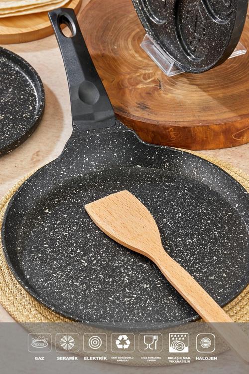 Granit Döküm Krep Ve Gözleme Tavası 26 Cm