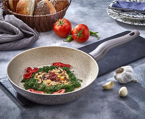 Panamera Döküm Granit Tava 26 Cm Kahverengi Bakalit Sap