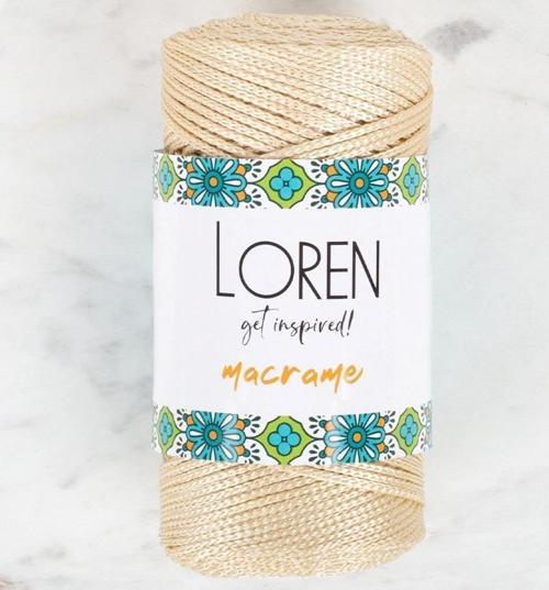 Loren Macrame Bej El Örgü İpi - RM 036 - 34326