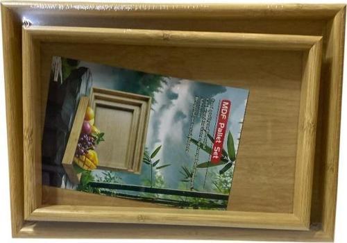 34 cm MdF 2 lİ Servis Tepsisi 4251