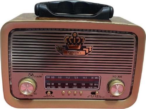 19 cm 3 Bant Nostajik Usb Bluetooth Radyo 2856