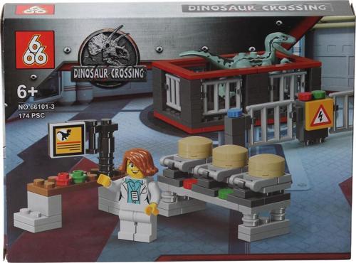Jurassic World Dinozor Lego Uyumlu Mini Blok Akıl ve Zeka Gelişim Oyuncak Seti 174 Parça ES-66101-3