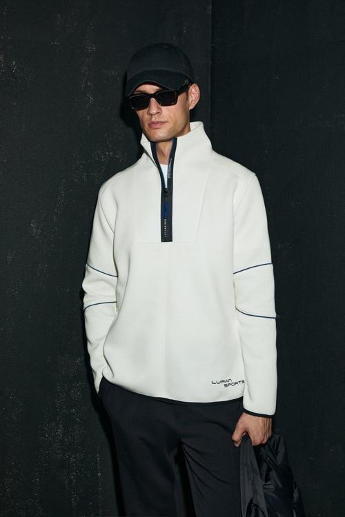 Erkek Art Sweatshirt 112030191 Kırık Beyaz