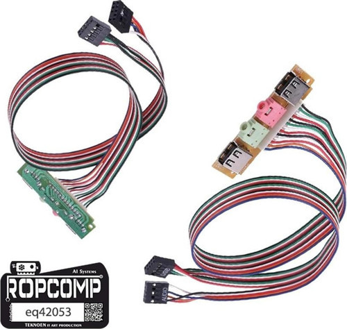 Pc Ön Panel 9 Pin Usb2 + 3.5mm Port Kulaklık + Mikrofon Kablosu