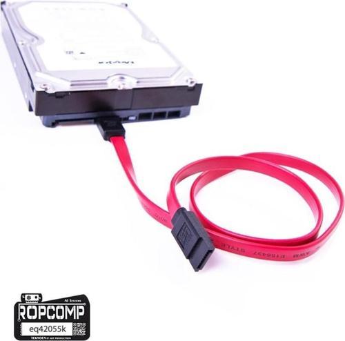 Harddisk HDD SSD DVD Rom SATA 3.0 Veri Kablosu 6.0 Gbps (Kırmızı – Düz)