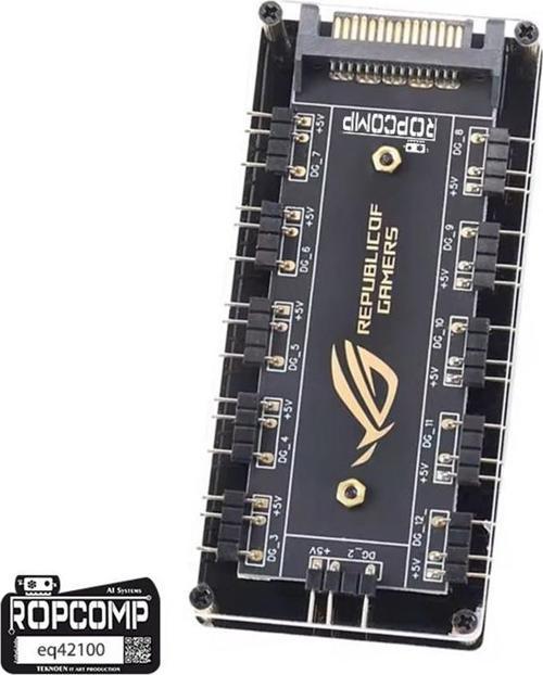 ARGB HUB 11 Port 5V 3-Pin ARGB ve Fan HUB