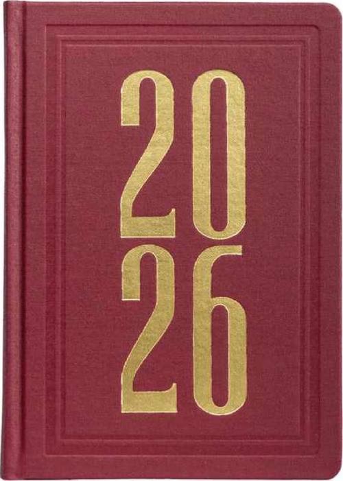 AJANDASI AŞİYAN 2026 Bordo - Sayfada 2 Günlük 13x18