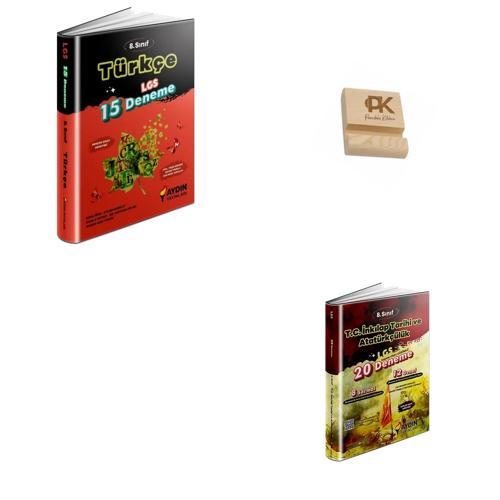 Aydın LGS 8. Sınıf Türkçe ve İnkılap Denemeleri + Telefon Standı