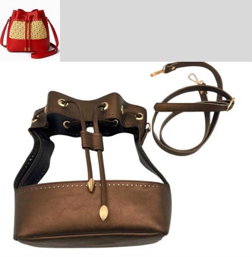 Torba Model Çanta Yapım Aparatı Bakır Renk Light Gold Metalli