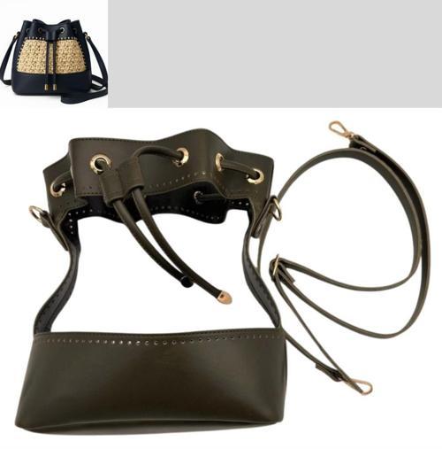 Torba Model Çanta Yapım Aparatı Haki Renk Light Gold Metalli