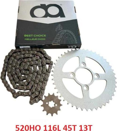 Tvs Ön Dişli+Arka Dişli+Zincir Set Apache Rtr 200 520Ho-116L-45-13