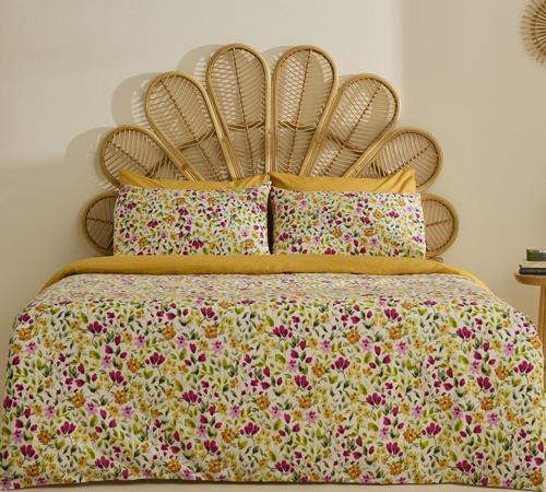 Sarah Anderson Bloomsy Çift Kişilik Nevresim Takımı Pembe