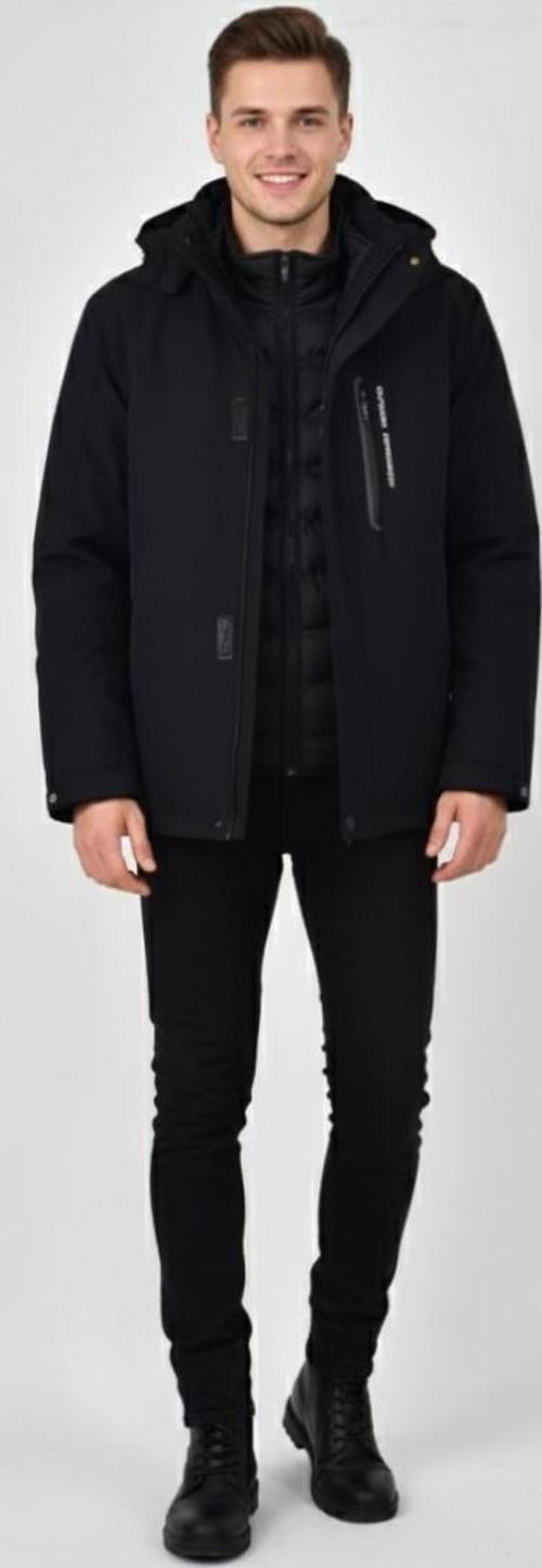 Erkek Kapüşonlu Spor Mont 2 Parça Regular Fit 3361 BGL-ST04901