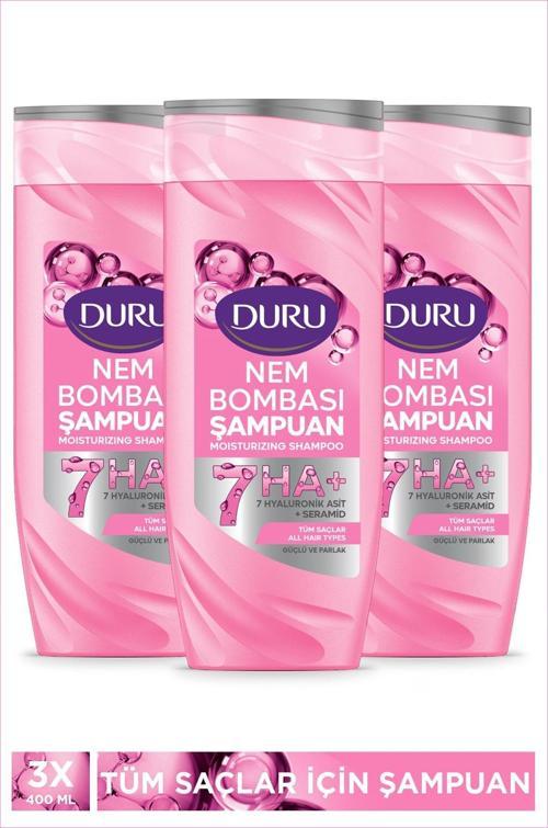Nem Bombası Tüm Saçlar İçin Şampuan 3x400 Ml